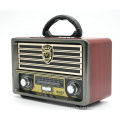 MEIER M113BT Am Fm Radio Receiver Wooden Retro Radio With Usb Player